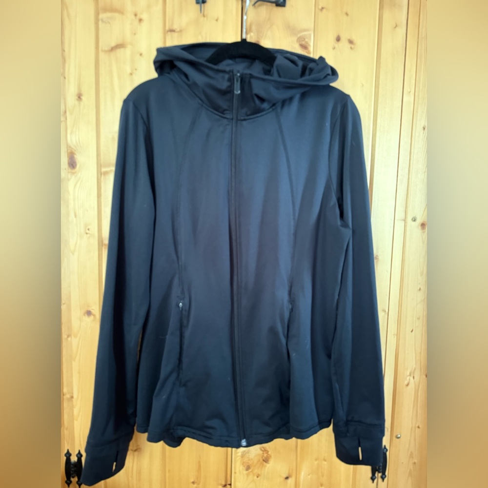 Under Armour, LG Black women’s Fitted hooded Jacket
